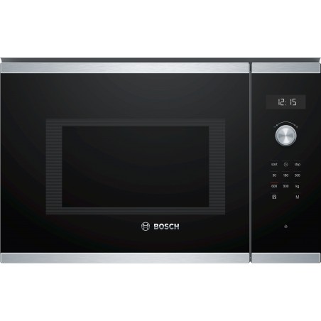 Bosch BFL554MS0, Série 6, Micro-ondes encastrable, 59 x 38 cm, Acien inoxydable