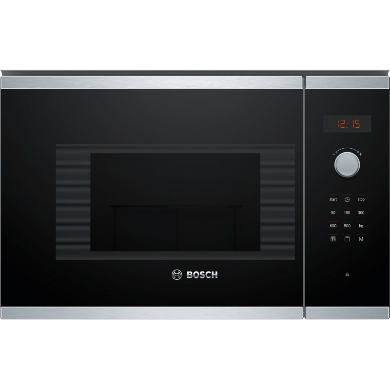 Bosch BEL523MS0, Série 4, Micro-ondes encastrable, 60 x 38 cm, Acien inoxydable