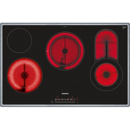 Siemens ET845FCP1C, iQ300, Table de cuisson électrique, 80 cm, Noir