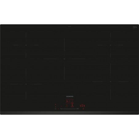 Siemens EH831HVB1E, iQ100, Table de cuisson à induction, 80 cm, noir