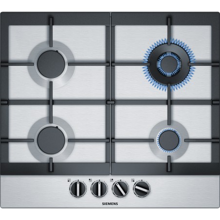 Siemens EC6A5HB90, iQ500, Table de cuisson à gaz, 60 cm, inox