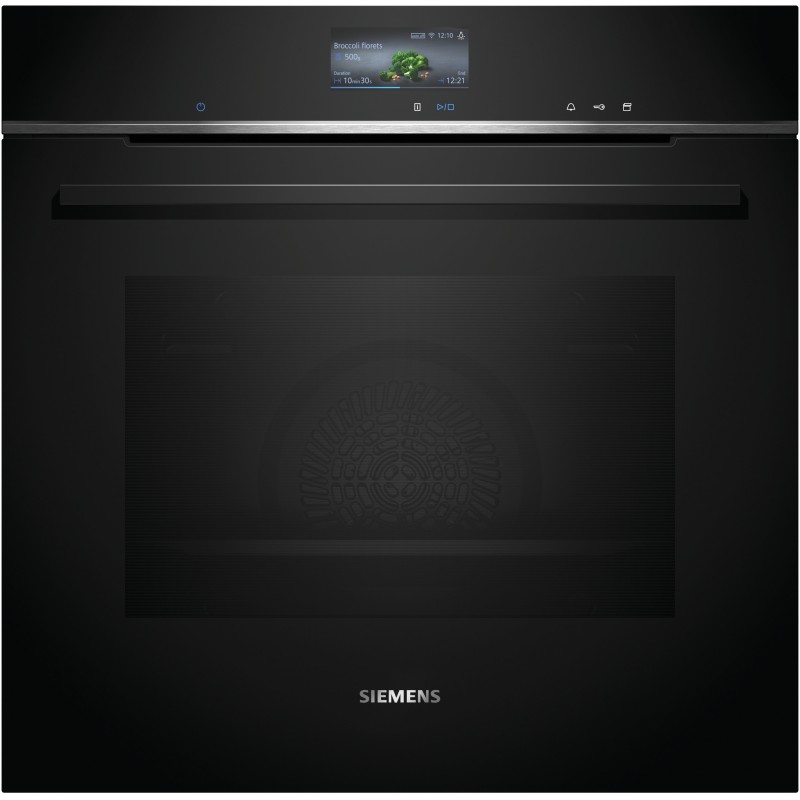 Siemens HS736G3B1C, iQ700, Einbau Dampfbackofen, 60 x 60 cm, Schwarz