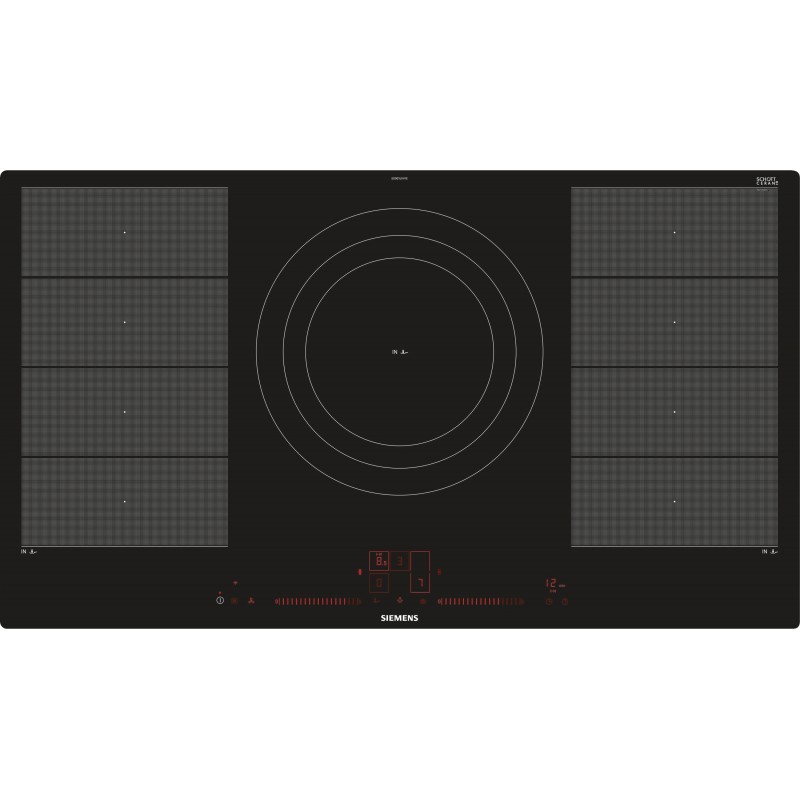 Siemens EX901LVV1E, iQ700, Induktionskochfeld, 90 cm, Schwarz