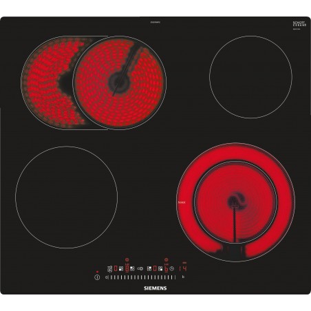 Siemens ET601FNP1C, iQ300, Elektrokochfeld, 60 cm, Schwarz