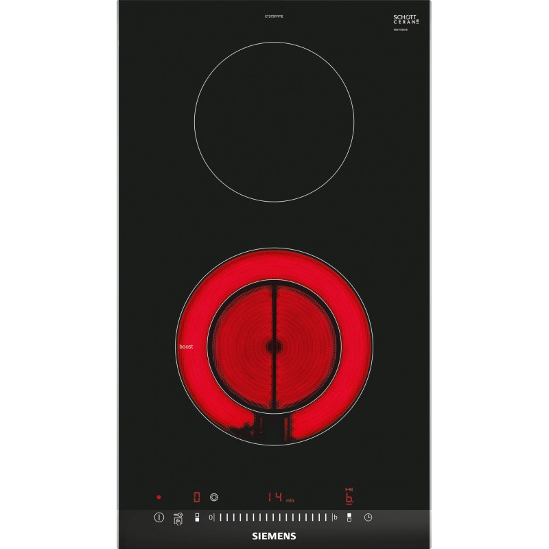 Siemens ET375FFP1E, iQ300, Domino Elektrokochfeld, autark, 30 cm
