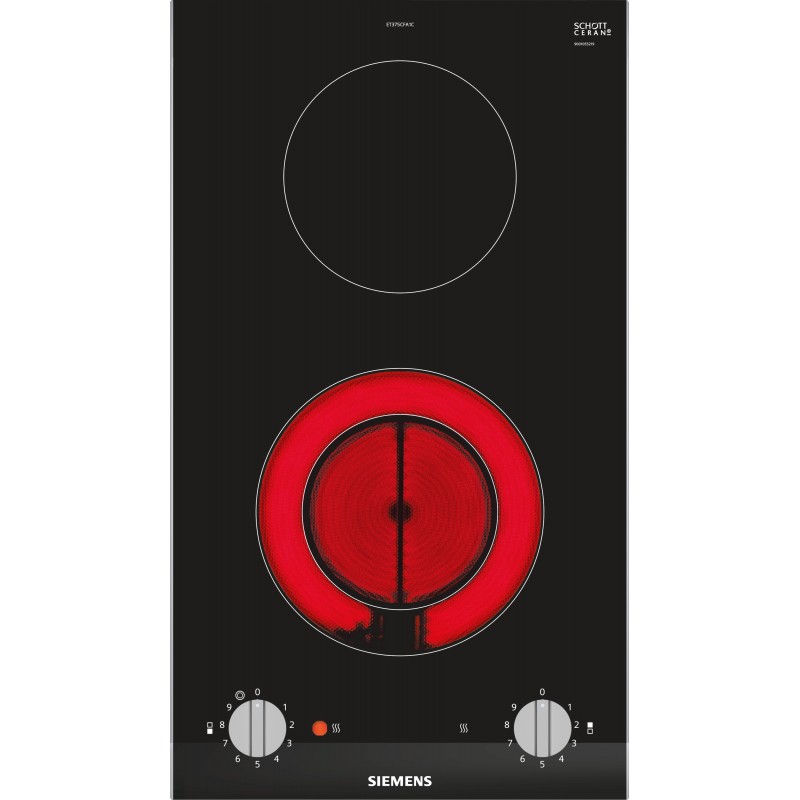 Siemens ET375CFA1C, iQ300, Domino Elektrokochfeld, autark, 30 cm