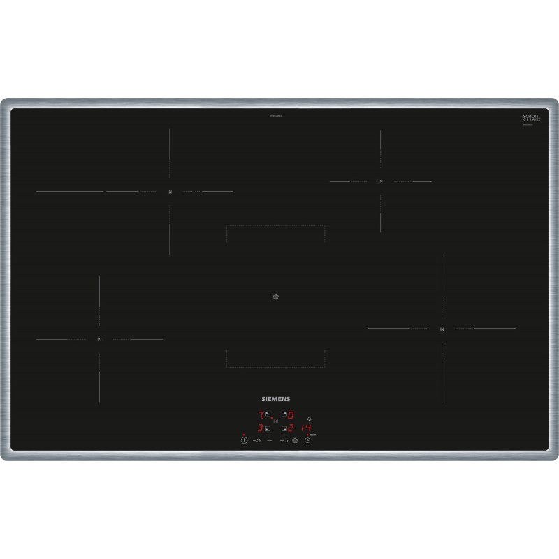 Siemens EH845BFB5E, iQ300, Table de cuisson à induction, 80 cm, noir