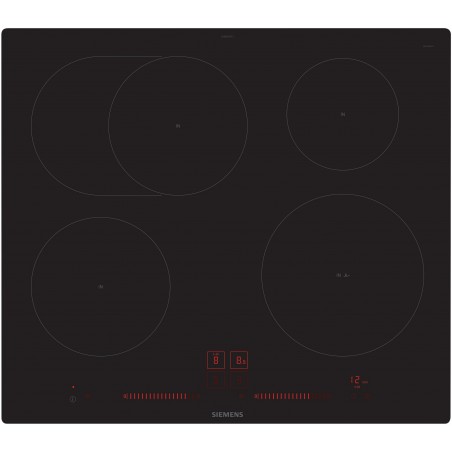 Siemens EH601LFC1E, iQ300, Table de cuisson à induction, 60 cm, noir