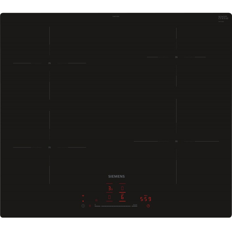 Siemens EH601HEB1E, iQ100, Induktionskochfeld, 60 cm, Schwarz