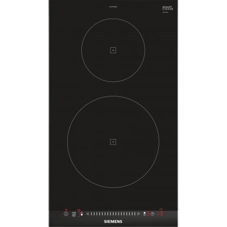 Siemens EH375FBB1E, iQ100, Domino-Kochfeld, Induktion, 30 cm, Schwarz