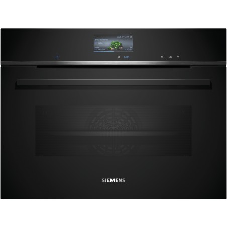 Siemens CS756G1B1, iQ700, Einbau Kompaktdampfbackofen, 60 x 45 cm, Schwarz