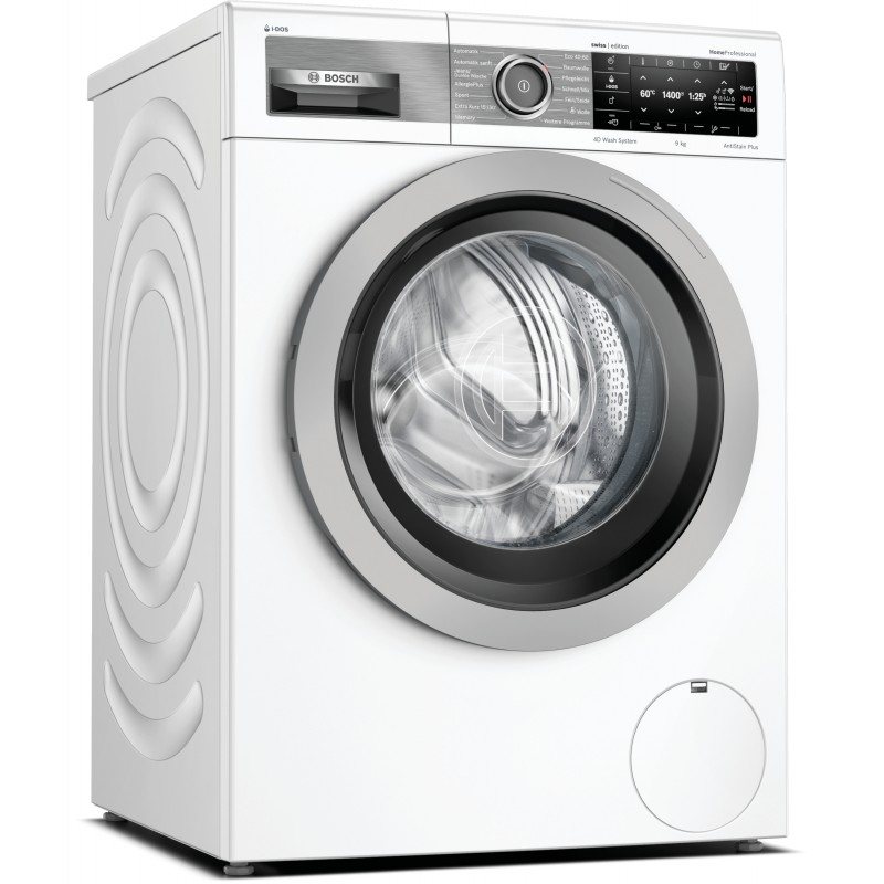 Bosch WAVH8E41CH, HomeProfessional, Lave-linge, chargement frontal, 9 kg, 1400 trs/min