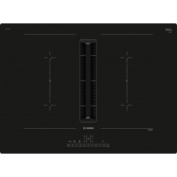 Bosch PVQ711F15E, Serie 6, Induktions Kochfeld mit integriertem Dunstabzug, 70 cm, Rahmenlos aufliegend