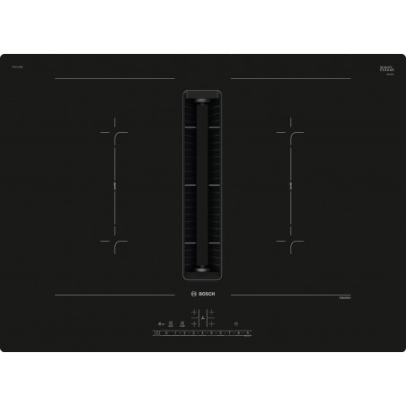 Bosch PVQ711F15E, Serie 6, Induktions Kochfeld mit integriertem Dunstabzug, 70 cm, Rahmenlos aufliegend