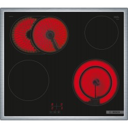 Bosch NKN645CA2C, Serie 4, Elektrokochfeld, 60 cm, Mit Rahmen aufliegend