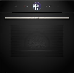 Bosch HSG7361B1, Serie 8, Einbau Dampfbackofen, 60 x 60 cm, Schwarz