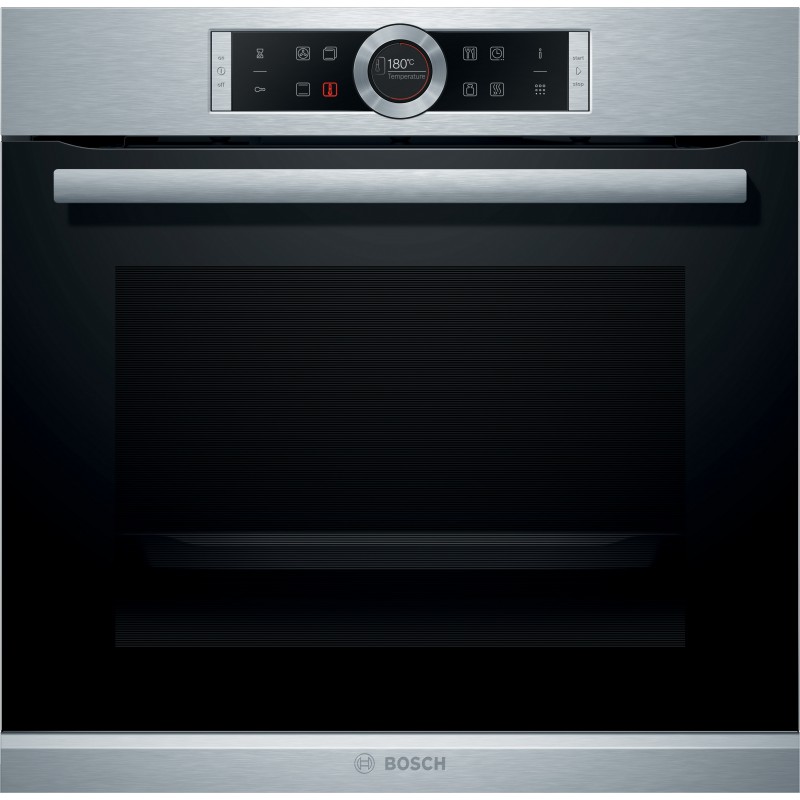 Bosch HBG675BS1, Serie 8, Einbau-Backofen, 60 x 60 cm, Edelstahl