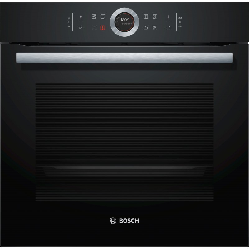 Bosch HBG655BB1C, Serie 8, Einbau-Backofen, 60 x 60 cm, Schwarz