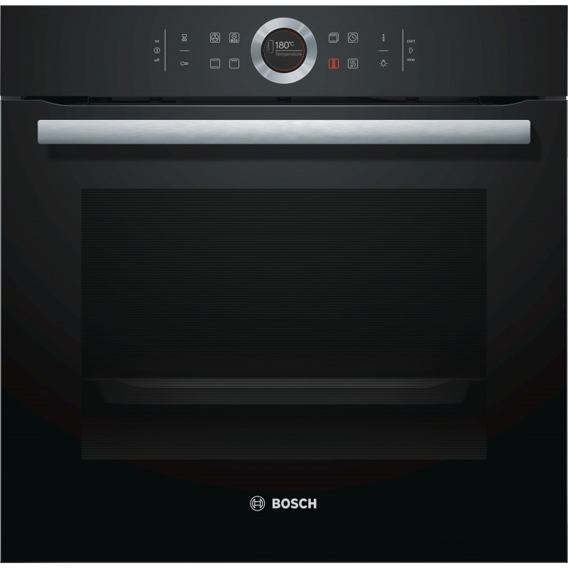 Bosch HBG634BB1, Serie 8, Einbau-Backofen, 60 x 60 cm, Schwarz