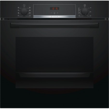 Bosch HBA553BA0, Serie 4, Einbau-Backofen, 60 x 60 cm, Schwarz