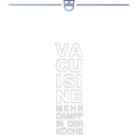 V-ZUG Brochure Vacuisine 'Plus de vapeur dans la cuisine' Allemand (1029752)