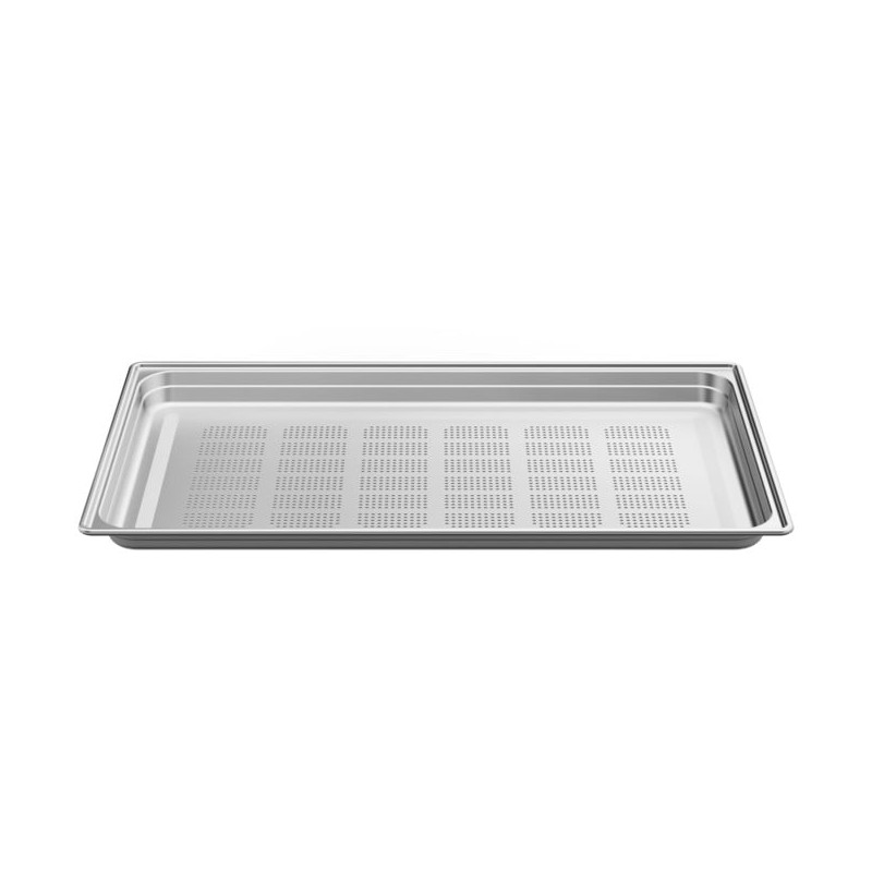 V-ZUG Plaque en acier inox avec trous, 629 x 370 x 28 mm (1094789)