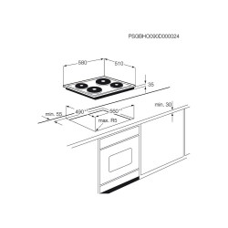 Electrolux PSB200/202, Gussplatten: 2