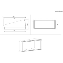 Electrolux M2CKCF13 Horizontales Rohrband 15° (passend zu DMSL8350UO, DMSL8340AO