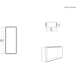 Electrolux M2CKCF06 Buchsenanschluss (220x90), rechteckige Form (passend zu DMSL8350UO