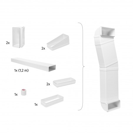 Electrolux M2CKCF01 Kit de tuyauterie (adapté à DMSL8350UO, DMSL8340AO