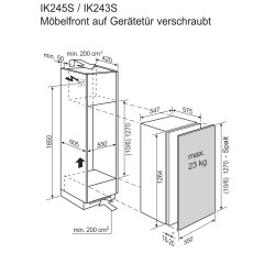 Electrolux IK243SL, Kühlschrank