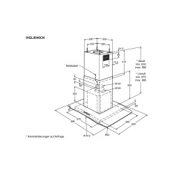 Electrolux IHGL9041CN, Inselhaube