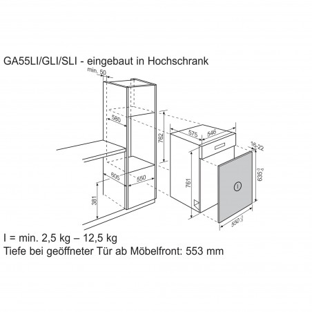 Electrolux GA55SLISP, Geschirrspüler