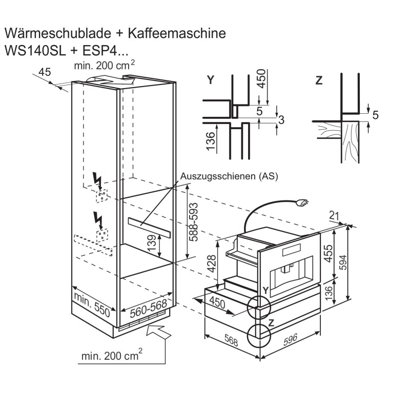 Electrolux ESP4SL10SP, Einbau-Kaffeemaschine