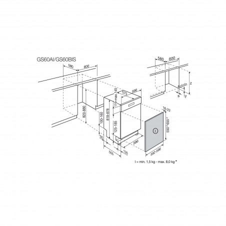 AEG GS60AIM, Lave-vaisselle