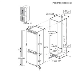 AEG AIK2650L, Kühl-/Gefrierkombination