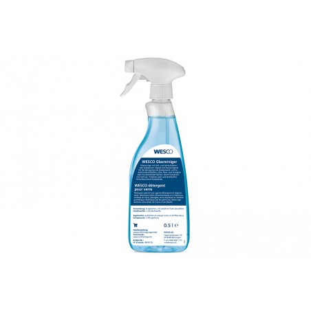 Wesco nettoyant pour vitres, Flacon avec vaporisateur 500 ml (4010715)