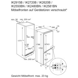 Electrolux IK2581BNR, Combiné réfrigérateur-congélateur