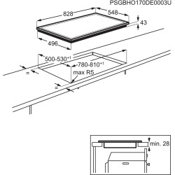 Electrolux GK80LPLCN, Vitrocéramique