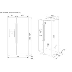 Electrolux EAL565NWCN, Side-by-Side