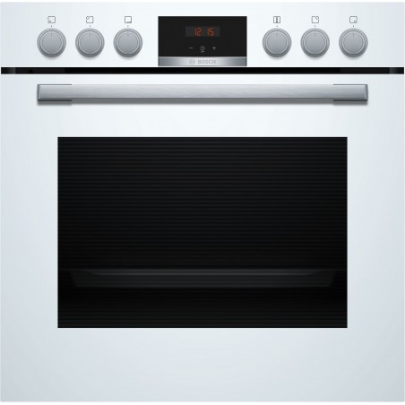 Bosch HEA513BW3, Série 4, Cuisinière encastrable, 60 x 60 cm, Blanc