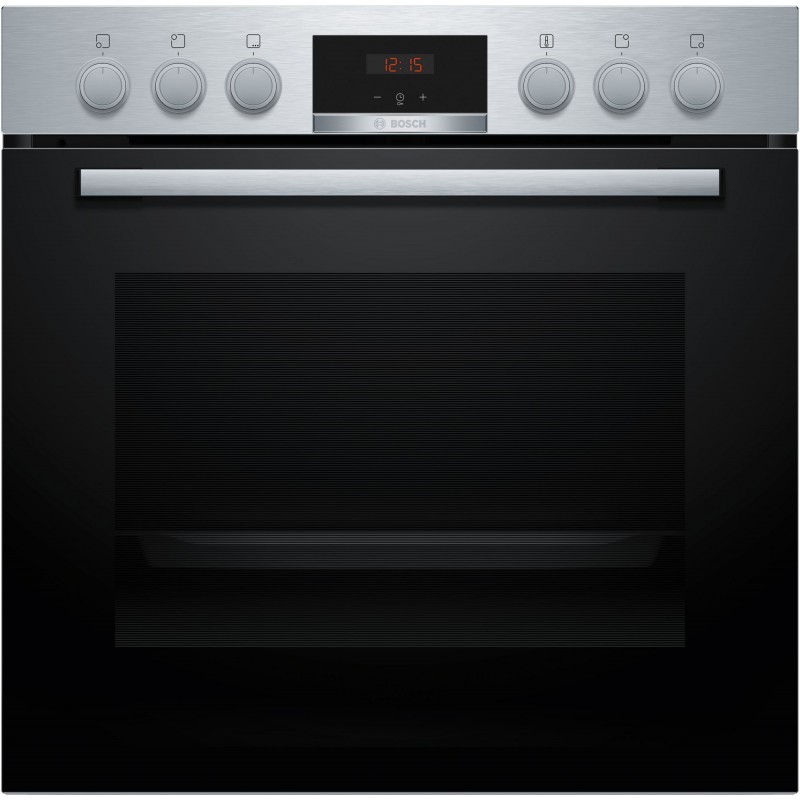 Bosch HEA513BS3, Série 4, Cuisinière encastrable, 60 x 60 cm, Acien inoxydable