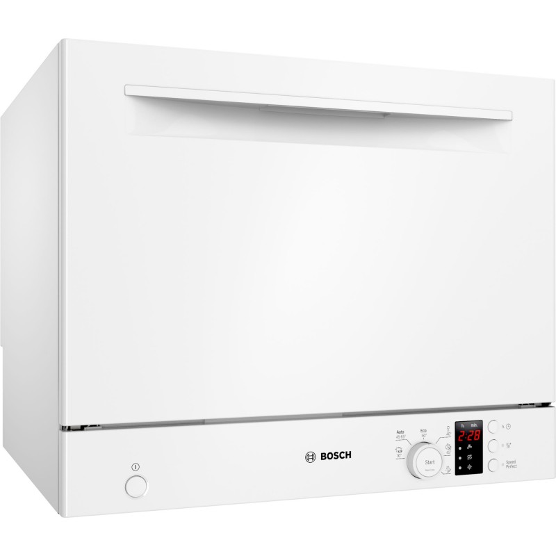 Bosch SKS2ITW00E, Serie 2, Freistehender Kompakt-Geschirrspüler, 55 cm, weiss