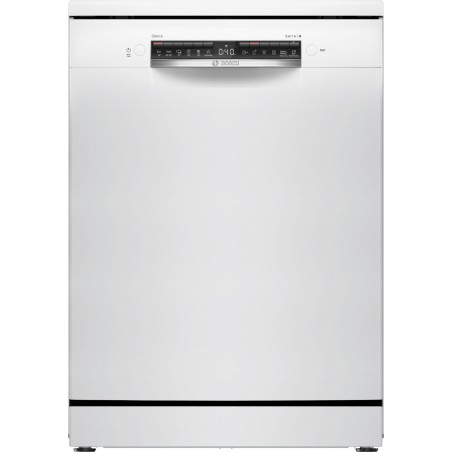 Bosch SMS4HKW07E, Série 4, Lave-vaisselle pose libre, 60 cm, Blanc