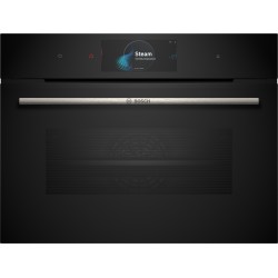 Bosch CSG7584B1, Serie 8, Einbau Kompaktdampfbackofen, 60 x 45 cm, Schwarz