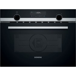 Siemens CM585AGS1, iQ500, Einbau Mikrowelle mit Heissluft, 60 x 45 cm, Edelstahl