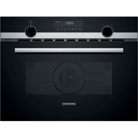 Siemens CM585AGS1, iQ500, Four combine micro-ondes avec hot air, 60 x 45 cm, Acier inox