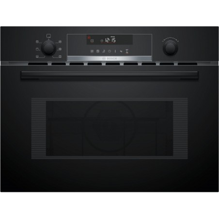 Bosch CMA585GB1, Série 6, Four combine micro-ondes avec hot air, 60 x 45 cm, Noir