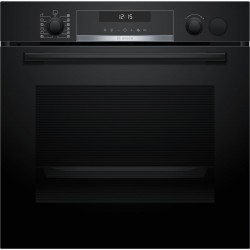 Bosch HRG578CB7, Serie 6, Einbau-Backofen mit Dampfunterstützung, 60 x 60 cm, Schwarz