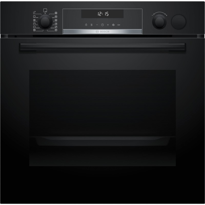 Bosch HRG578CB7, Serie 6, Einbau-Backofen mit Dampfunterstützung, 60 x 60 cm, Schwarz